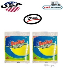 6 Pcs 2 Pack Cellulose Sponge Wipes Reusable Cleaning Cloth for Home Kitchen