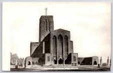 Church Guildford Cathedral When Finished Brick Real Photo RPPC
