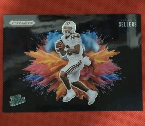 LaNorris Sellers #19 2025 Panini Prizm Draft Picks Color Blast card