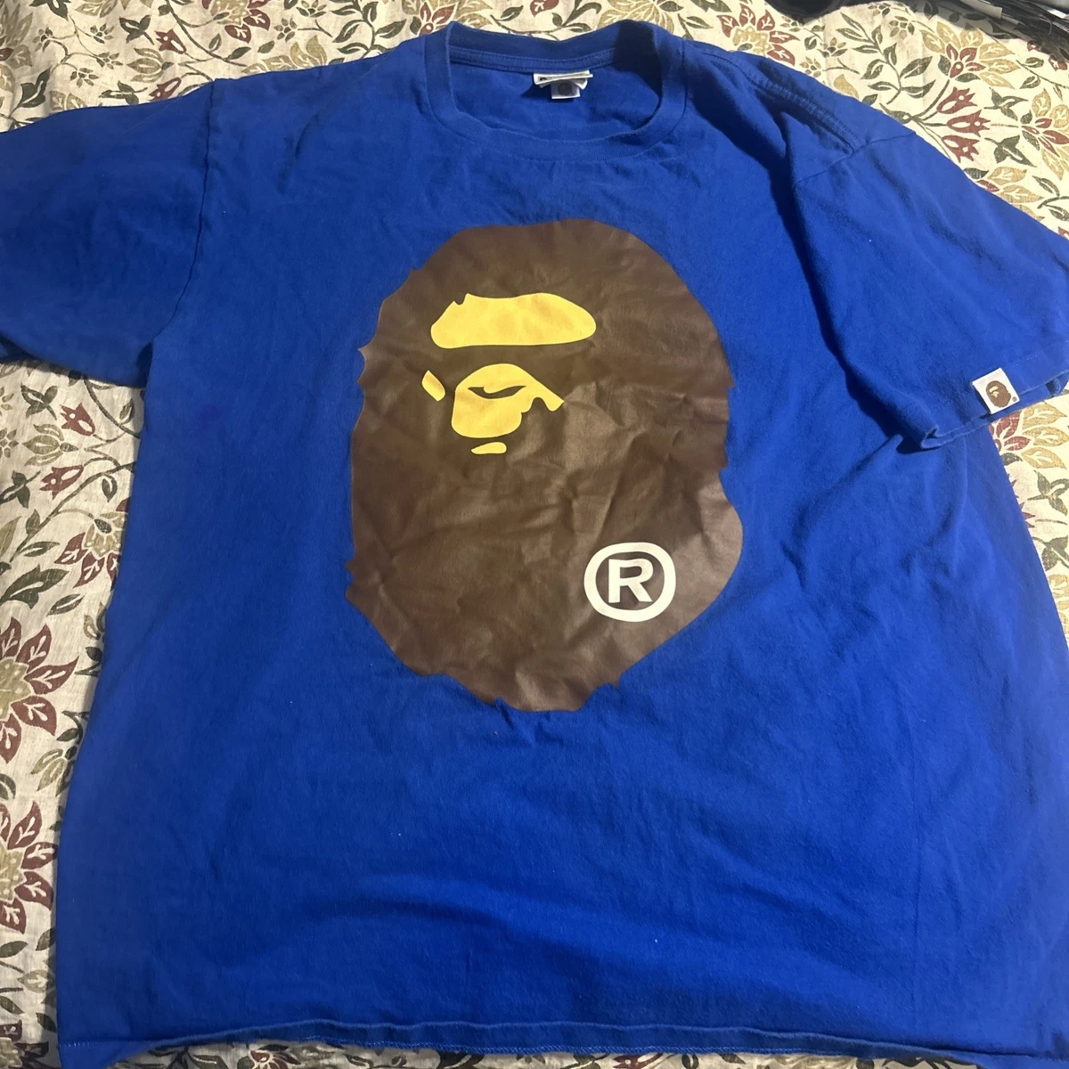 A Bathing Ape Blue T-Shirts for Men for sale | eBay