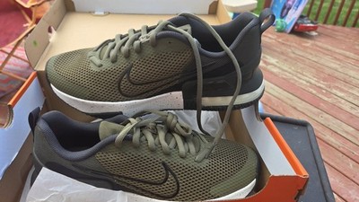Nike Air Max Alpha Trainer 6 Men's Low Top Lace Up Sneaker Olive Black White 11