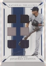 2019 National Treasures Game Gear Material Sixes /99 Jonathan Loaisiga 3l7