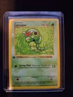 1999 pokemon base set 1st edition caterpie
