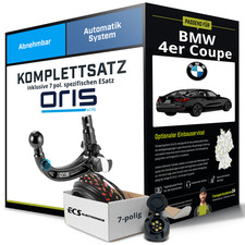 Anh�ngerkupplung ORIS abnehmbar f�r BMW 4er Coupe +E-Satz NEU inkl. EBA