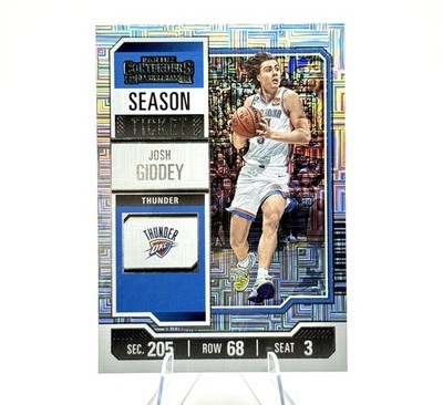 Josh Giddey 2023-24 Panini Contenders Season Ticket Mojo #16 Thunder/Bulls