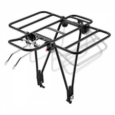 Sunlite Flip-Top Rear Bike Rack 26-29in Alloy Disc Brake Compatible, Adjustable