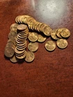 Partial roll 1937 D Lincoln Wheat Cent, 42 coins, BU     inv01    p137
