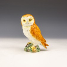 Beswick Pottery - Hand Painted Barn Owl Bird Figure