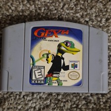 Midway Gex 64: Enter the Gecko Nintendo 64 NTSC-U/C E-Everyone Gex
