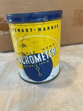 Vintage Operational STEWART-WARNER Portable Hand TACHOMETER Model 757-W