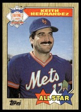 1987 Topps Keith Hernandez New York Mets #595