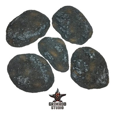 Ash Hills 28mm Terrain for Warhammer Miniatures Historical Tabletop Wargaming