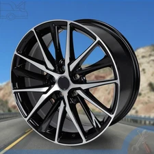 Fits Toyota Camry 2021 2022 2023 Machined Black Wheel 18" X 8" Replacement Rim