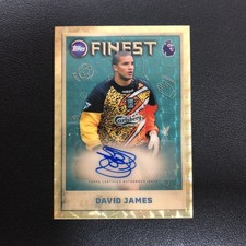 Marketplace image: 2025-26 Topps Finest Premier League Seasons Auto David James Superfractor 1/1
