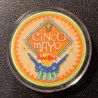 Hard Rock Cafe ONLINE 2003 Cinco De Mayo CASINO CHIP Mint in Airtight case.