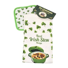Connemara Kitchen Irish Stew Recipe Tea Towel And Pot Holder