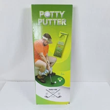 NEW Potty Putter Toilet Golf Game Gag Gift Dad Fairly Odd Novelties 2002