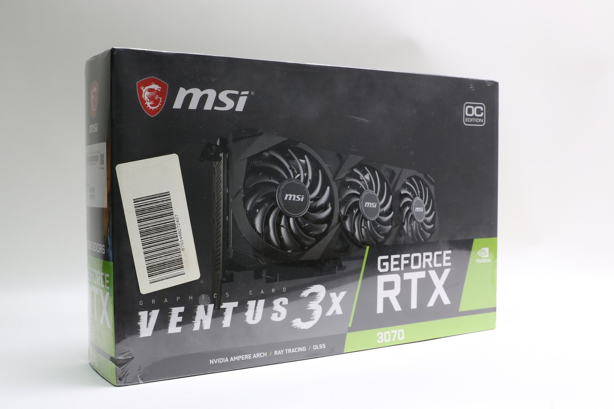グラフィックボード・グラボ・ビデオカード MSI NVIDIA GEFORCE RTX 3070 Ventus 3x OC GeForce RTX™ 3070 VENTUS 3X OC