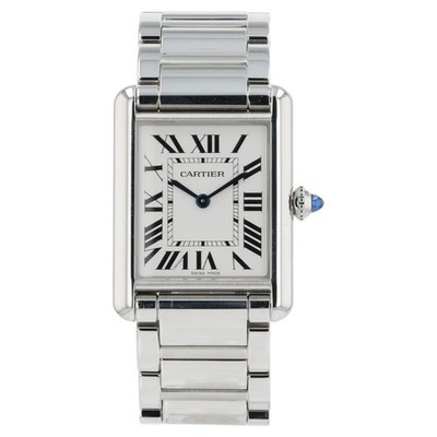 Cartier Must De Cartier Silver Dial Stainless Steel 26mm Quartz Unisex WSTA0052