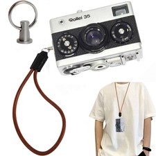 Leather Neck Shoulder Hand Wrist Strap Compatible For Rollei 35 Classic 35S 35T