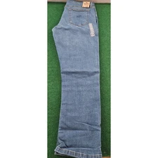 George Mens Relaxed Fit Jeans Blue Wash 33x30