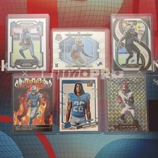 Jahmyr Gibbs Lot (6 Cards)(5 RCs)