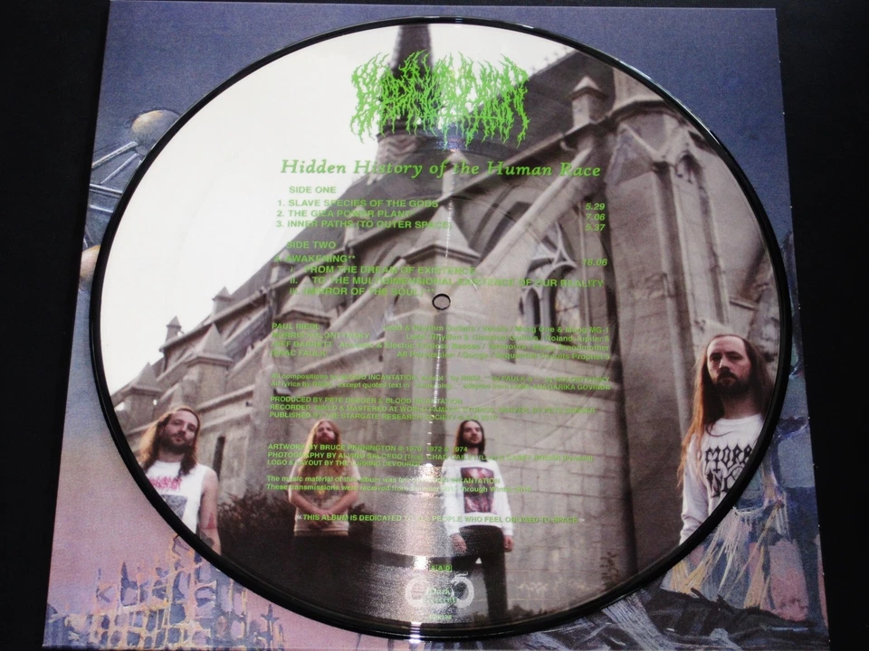 Blood Incantation: Hidden History Of Human Race LP Picture Disc Vinyl Record NEW - Image 2 of 3