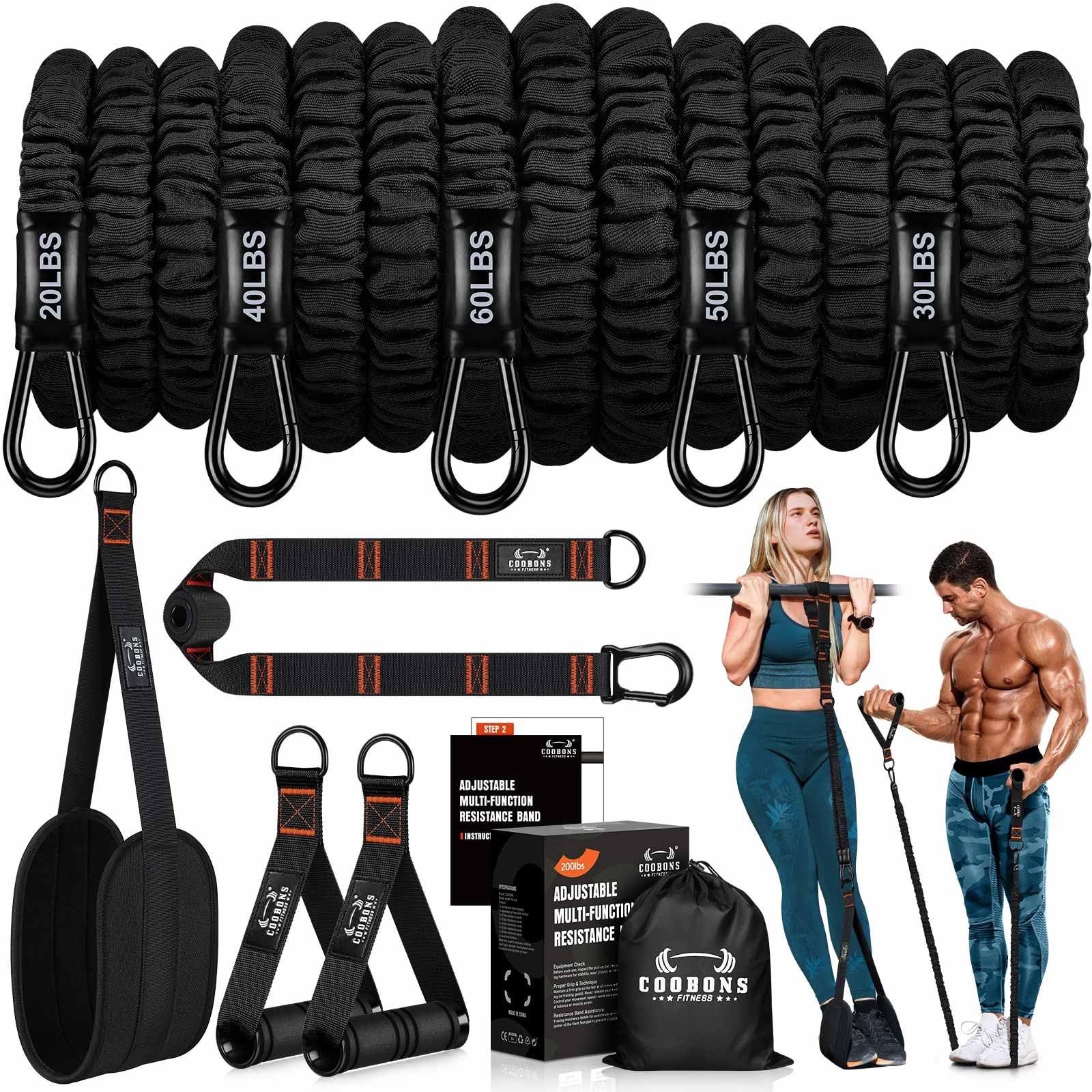 Resistance Bands Set for Working Out Pull Up