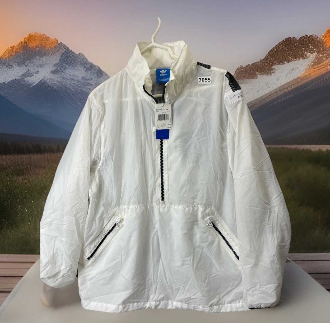 🔥 Vintage • Adidas • White Lightweight Pullover Windbreaker Jacket • Men’s Sz L
Opens in a new wind