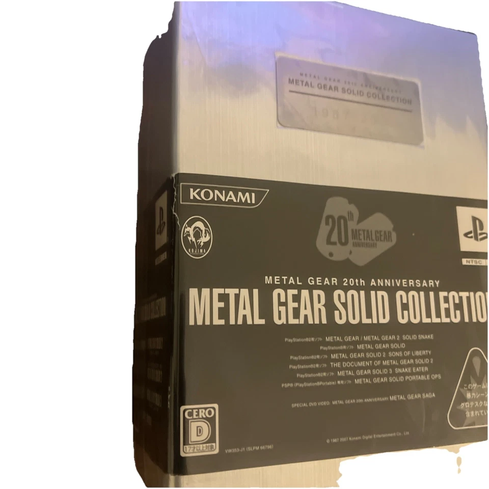 Metal Gear Solid 20th Anniversary Collection Limited Box Unopened US SELLER - Image 4 of 4