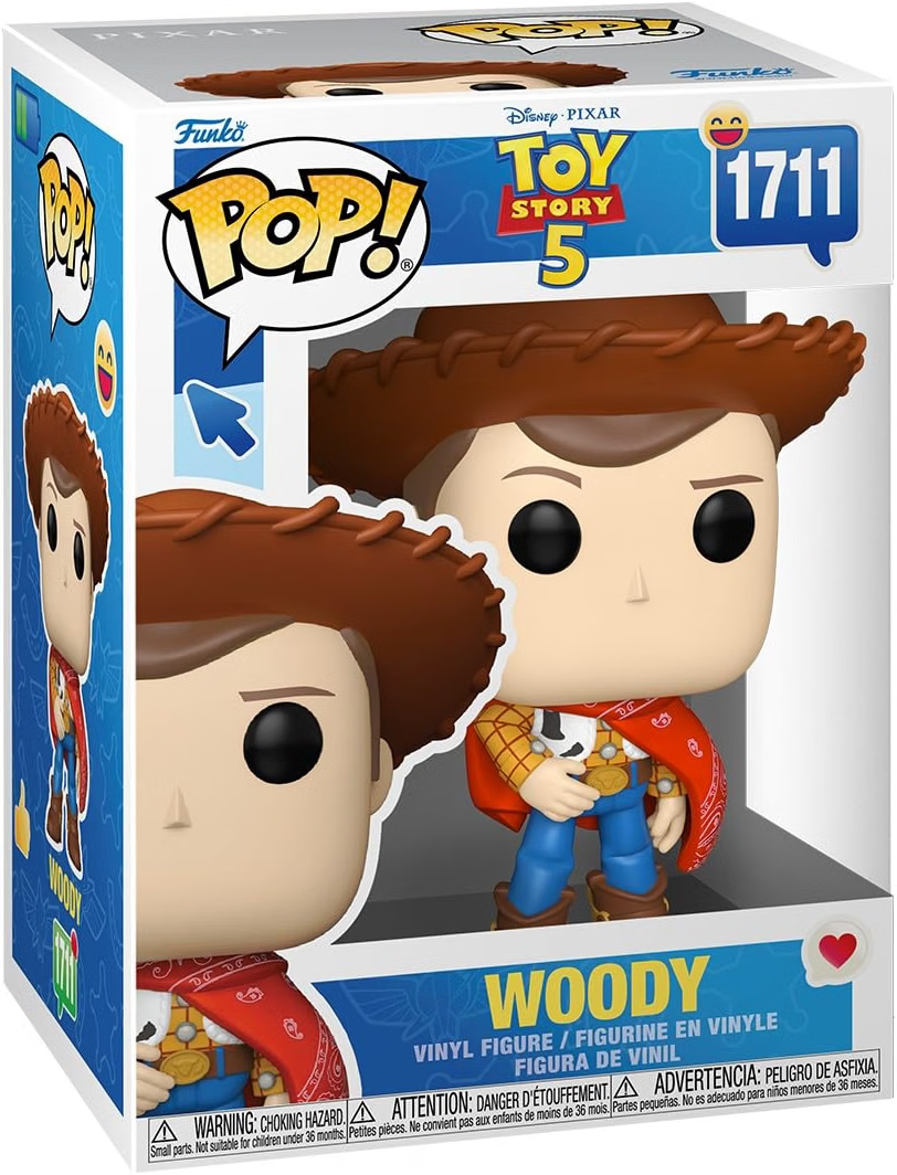 Disney Toy Story 5 Woody Funko Pop Vinyl Figure Red Collectible - Image 2