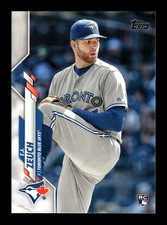 2020 Topps Series 2 TJ Zeuch #407 Toronto Blue Jays RC Rookie