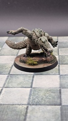 dnd miniature, Dundee Were-Croc (Hand Painted And Based)