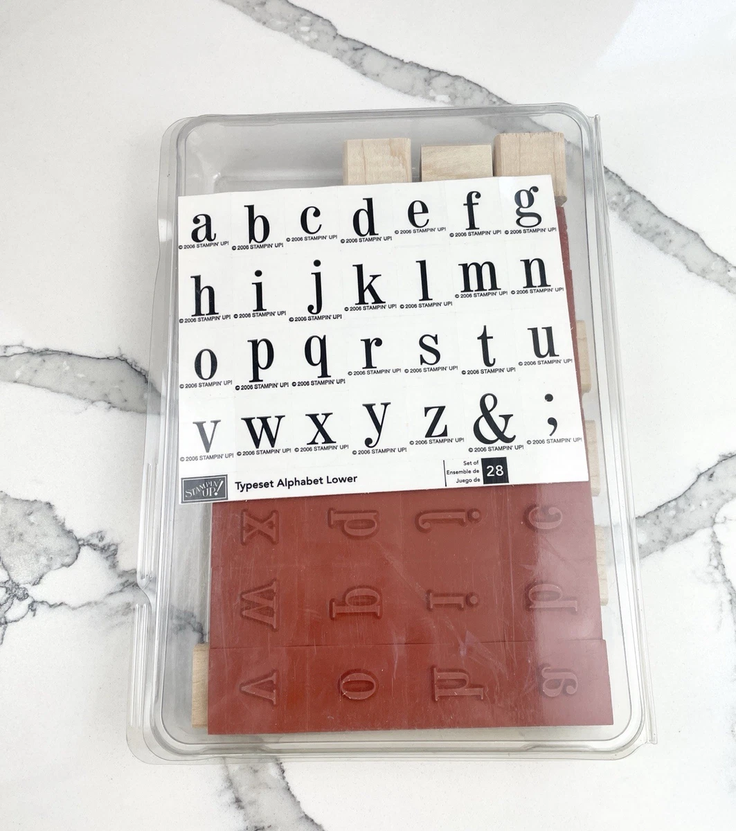 Stampin' Up! Numbers & Letters Craft Stamps for sale - eBay