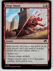Siege Smash 136 Foil Common Modern Horizons 3 MTG