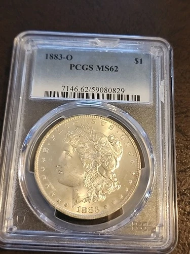 1883-O Morgan Silver Dollar PCGS MS62