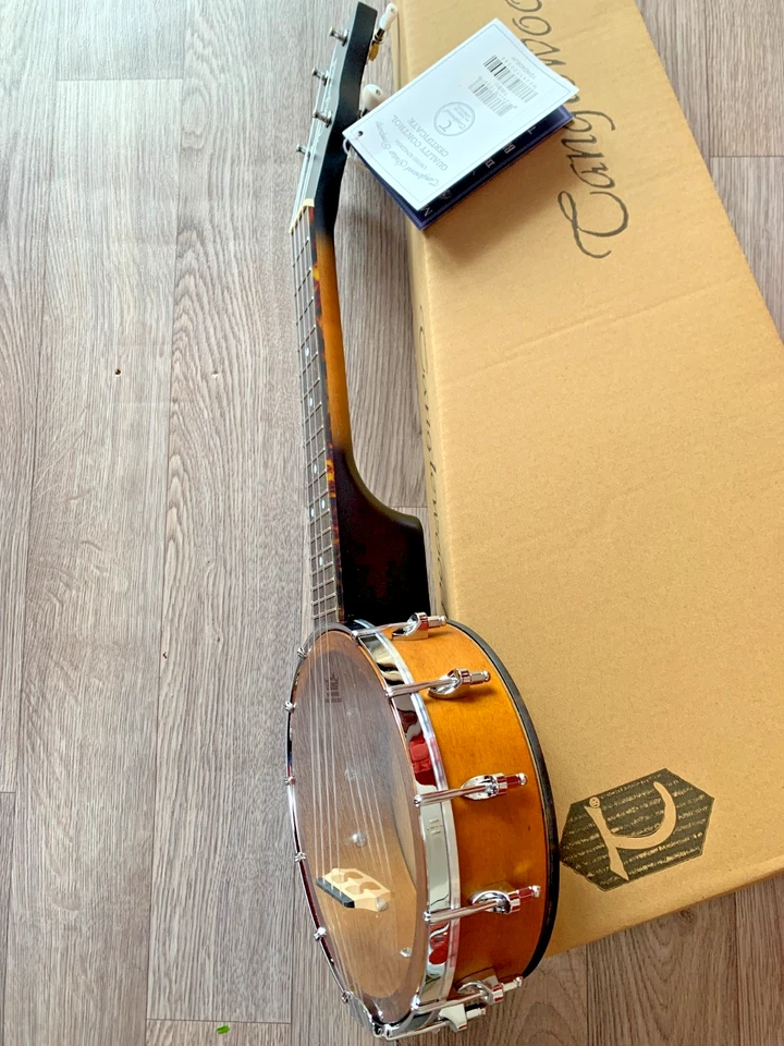Tanglewood 4 String Banjolele,Nylon strung Ukelele 25ins closed back,clear front - Image 2 of 4