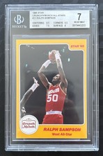 1985 Star Crunch N Munch Ralph Sampson All-Stars BGS 7 RARE #11 Houston Rockets