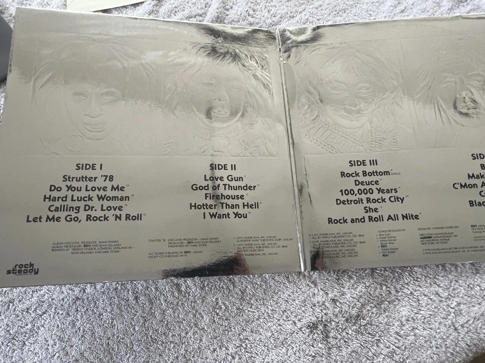 Kiss, Double Platinum, 2x12” Vinyl, Casablanca  - Image 4 of 4