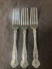 Cambridge By Gorham Sterling Forks, Set Of 3, 7”, 4.13 Oz