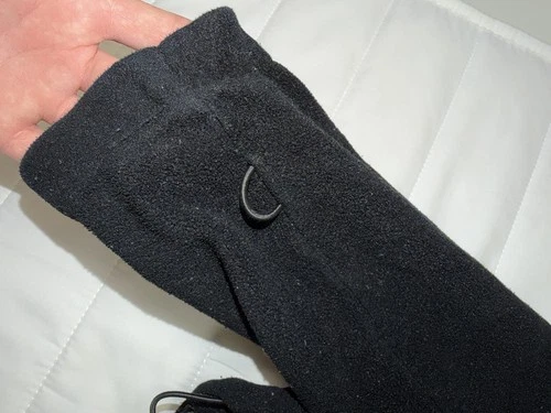 Vintage Mercedes Benz Black 90s Mens Zip Fleece Jacket Racing Size L-XL image 5