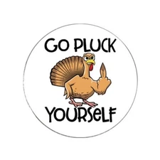Thanksgiving Turkey Go Pluck Yourself Golf Ball Marker Novelty Gift