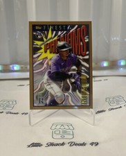 2023 Topps Finest Baseball Flashbacks Phenoms # 6 Ezequiel Tovar RC Common