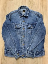Vintage Lee Riders Mens Trucker Jean Jacket Patd. 153438