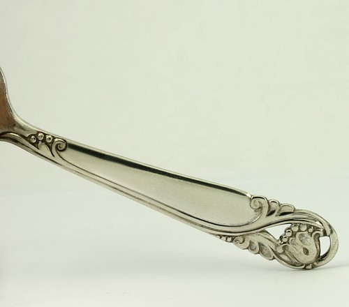 Vintage 1942 International Silver Spring Glory Sterling Silver Baby Fork 4-1/8" - Picture 5 of 6