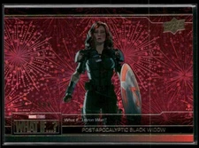 2023 Upper Deck Marvel What If? Possibilities Red /888 #1 Post Apoc Black Widow