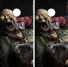 C185 Zombie Cornhole Board Wrap LAMINATED Wraps Decals Vinyl Sticker