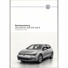 VW Golf 8 VIII bis 2024 Betriebsanleitung Bordbuch DEUTSCH Bedienungsanleitung