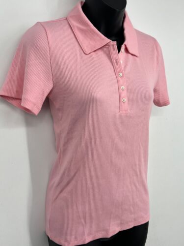 J. Crew Pink Polo Top Shirt Women Size Small S Collar Short Sleeve Button New - Picture 3 of 10