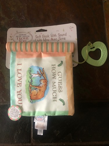 NWT Kids Preferred Guess How Much I Love You Soft Book With Sound - Picture 2 of 4